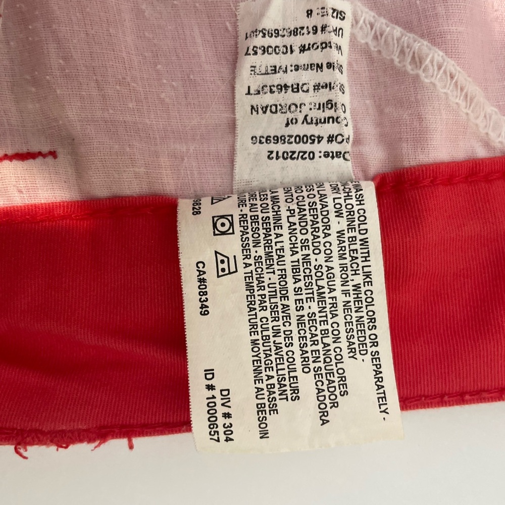 Bandolino Reddish Orange Denim Bermuda Shorts - Picture 6 of 6